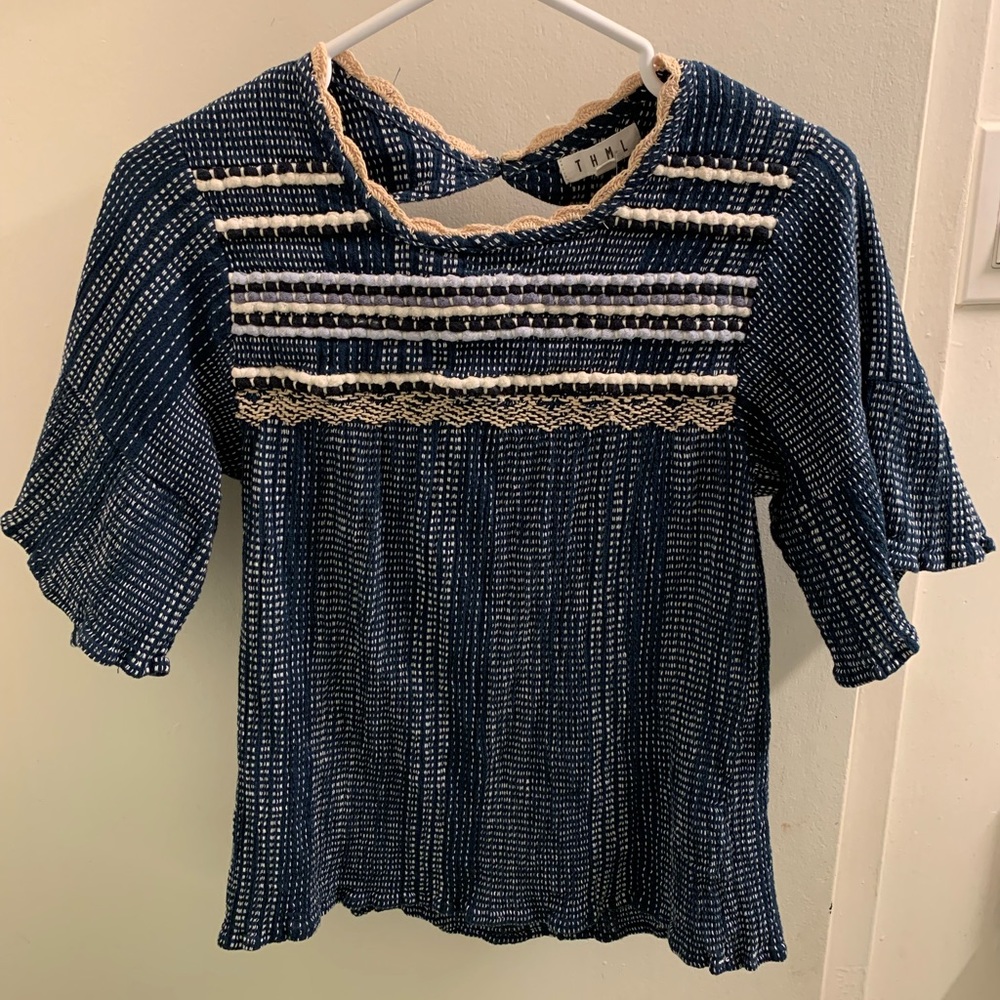 THML boho cotton top size small
